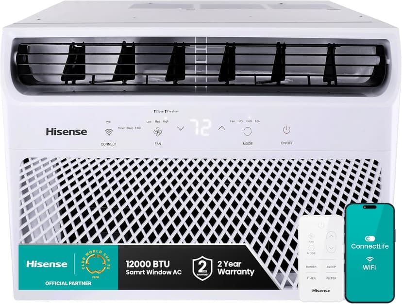 Hisense 12,000 BTU Smart Window Air Conditioner