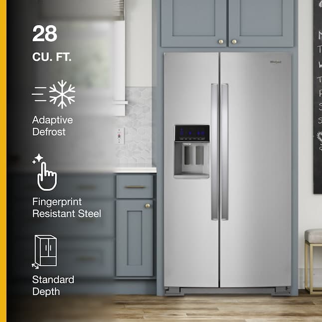 Whirlpool WRS588FIHZ 28 cu. ft. Side-by-Side Refrigerator